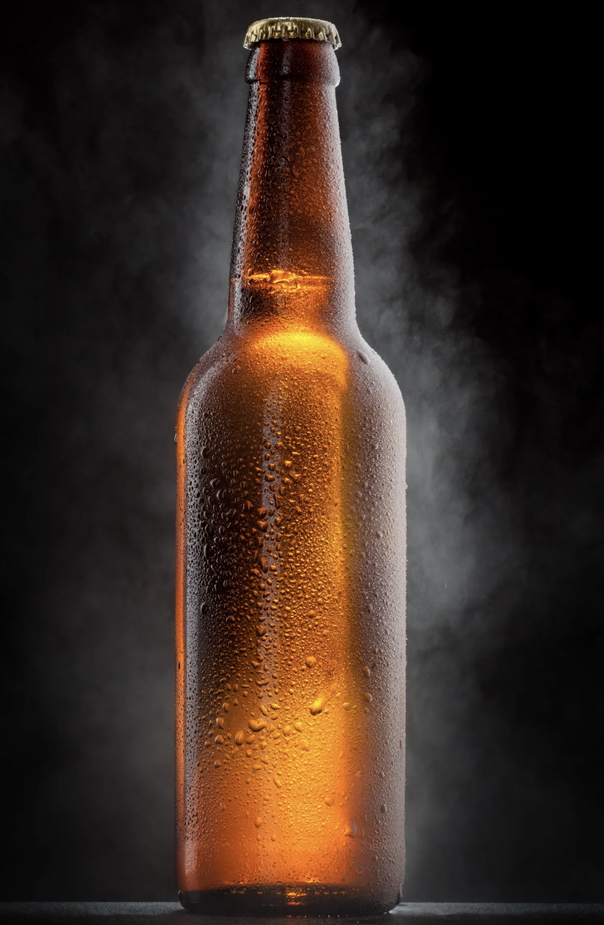 beer glass bottle
